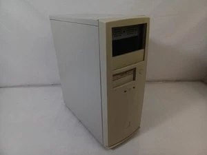 Vintage Beige ATX Sleeper Build Desktop PC Computer Case - Afbeelding 1 van 5