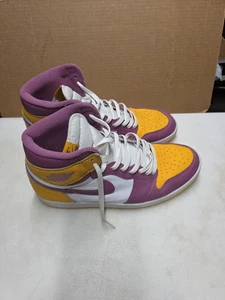Nike Air Gordon Brotherhood Gelb Lila Weiß Herren 13 Gebraucht - Bild 1 von 8