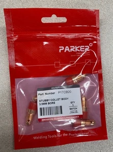 Cuerpo de pinza rechoncho Parker Torchology 3,5 mm diámetro pieza no. P17CB20 - Pack de 5 - Imagen 1 de 3