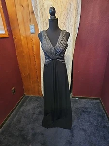 Sangria Evening  Black Dress Women's Size 8 - Picture 1 of 6