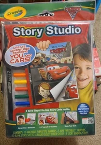 Crayola Disney Cars 2 Story Studio Story Book Art Activity Set NEW - Picture 1 of 2