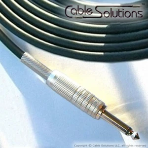Cable de guitarra/instrumento Canare GS-6 bajo ruido OFC, hecho a mano, 10 m, negro - Imagen 1 de 7
