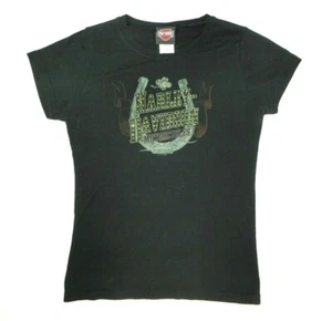 Harley-Davidson Women's Size Medium Shirt Horse Shoe Outer Banks Elizabeth City - Picture 1 of 6