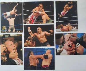 2007 Topps WWE Action 7 Card Lot - John Cena - Shawn Michaels - Umaga -- Lashley - Picture 1 of 9