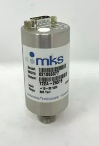 MKS 722A-25315 Baratron Pressure Transducer +13-32 VDC 200 Torr - Picture 1 of 2