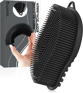 Silicone Body Scrubber - Exfoliating Body Scrubber for Men and Women, Soft Dual- - Picture 1 of 11
