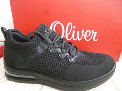 S.Oliver Women's Sneakers Slip-Ons Lace-Up Shoes Sports Shoes Black New! - Image 1 of 4