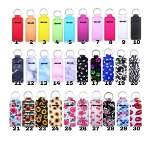 55+ Designs - Lip Balm Chapstick Lip Gloss Keychain holder wholesale mystery - Picture 1 of 10