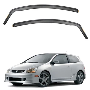 ISPEED Wind Deflectors Honda Civic & Type R MK7 2001-2005 3 Door Accessories - Picture 1 of 9