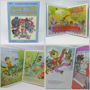 Never Talk To Strangers (Joyce * Buckett) Big Golden hardcover children's book  - Picture 1 of 11