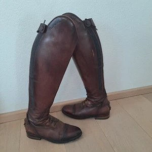 Dressurstiefel Reitstiefel Gr. 38 braun Cheval de Luxe schmaler Schaft - Bild 1 von 4