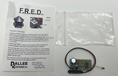 DALLEE ELECTRONICS F.R.E.D. BOARD #556 RED LED LIGHT - NEW - Image 1 of 4