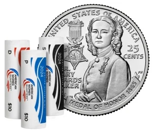 2024 PDS Dr. Mary Edwards Walker American Women Quarter 3 Coin Set - Picture 1 of 2