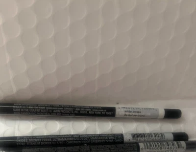 AVON TRUE COLOR GLIMMERSTICKS EYE LINER (LOT OF 4)BLACK,BLUE,EMERALD,WHITE - Image 1 of 2