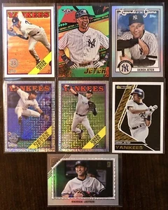 Derek Jeter Lot (7) - New York Yankees - Silver Pack Mojos/Parallel/Foil/Inserts - Bild 1 von 2