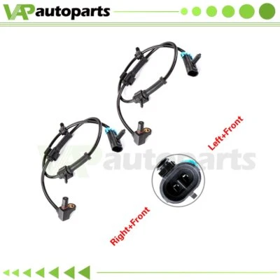 Pair 2 For 2000 2001-2006 Chevrolet Suburban 2500 Front ABS Speed Sensor 6.0L - Image 1 of 4