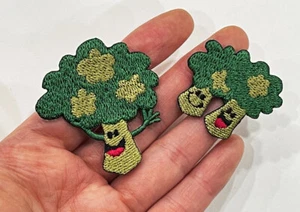 Patch da stiro per broccoli, applique ricamata per broccoli verdi - Foto 1 di 9