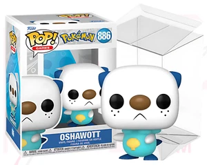 Pokemon Funko Pop Games 886 Oshawott Vinyl Figur mit klarem PVC Schutz - Bild 1 von 13