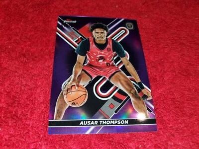 2023 TOPPS FINEST OVERTIME CARD OF AUSAR THOMPSON PURPLE 049/250 - Image 1 of 2