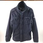Veste homme Abercrombie and Fitch taille moyenne noire style militaire logo cargo