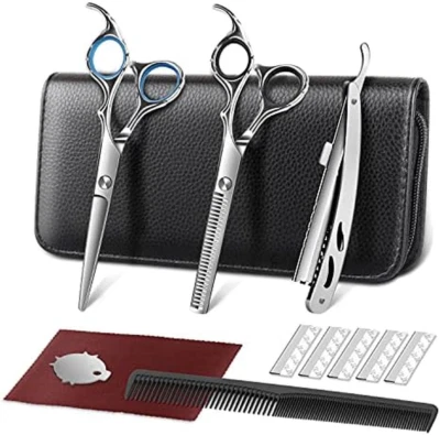 Forbici Parrucchiere Kit Professionale per Parrucchiere 6 Pollici Forbici per Sf - Immagine 1 di 4