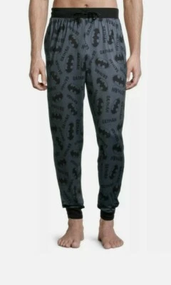 Pantalones de chándal, salón, pijama o dormir BATMAN para hombre con logotipo XL nuevos con etiquetas Foto 1 de 2