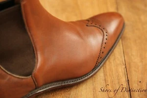 Joseph Cheaney Windchester Botas Chelsea de Cuero Marrón Tostado Zapatos para Hombres Reino Unido 9 F - Imagen 1 de 12