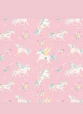 LAURA ASHLEY Unicorns Pink Wallpaper- new - Children's Kids per roll same batch