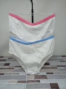 HANES Girls 2 Pair Underwear Pantie 100% Cotton Tagless Size 8 NWOT - Picture 1 of 4