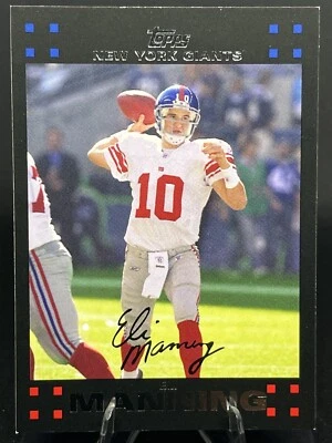 ELI MANNING 2007 Topps Football Card #30 New York Giants Base - Image 1 of 2