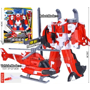 Tobot V Galaxy Rescate Vuelo Helicóptero Transformador Robot Figura Juguete Llave - Imagen 1 de 5
