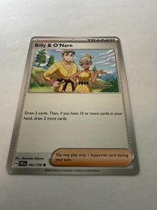 Pokemon Billy & O'Nare (142/423) Journey Together NM - Picture 1 of 3