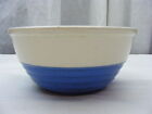 Vintage Universal Pottery Cambridge Serving Vegetable Bowl Blue White *1