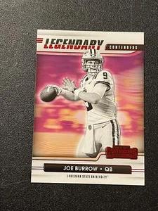 2021 Panini Contenders Draft Picks #12 Joe Burrow Legendary Contenders Red - Picture 1 of 2