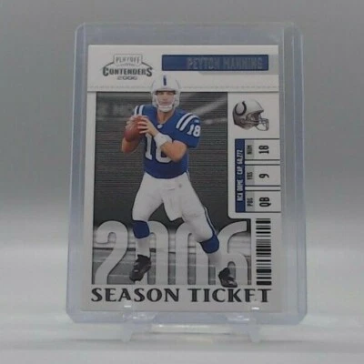 Peyton Manning 2006 Contenders Season Ticket card #43! Indianapolis Colts! - Image 1 of 2