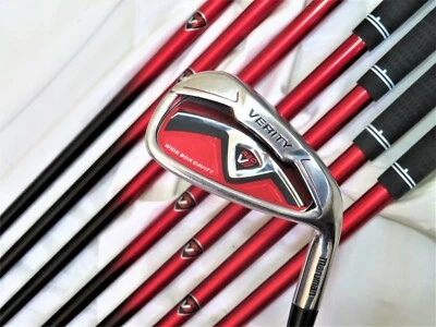 best offer MARUMAN Verity RED-V2 8PC R-FLEX IRONS SET Golf Clubs Majesty NWO - Image 1 of 4