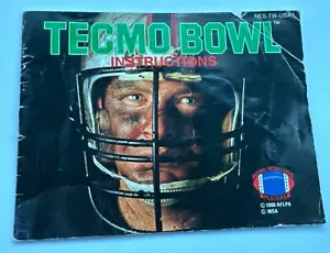 Tecmo Bowl 1988 Nintendo NES Manual Only - Picture 1 of 4