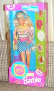1994 Pog Fun muñeca Barbie sin usar en caja Mattel #13239 - Imagen 1 de 1