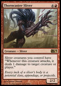 MTG THORNCASTER SLIVER FOIL ITA EXC - TRAMUTANTE SCAGLIASPINE - M14 - MAGIC - Imagen 1 de 1