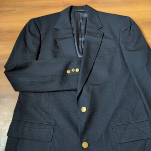 Vintage Brooks Brothers Blazer 40 L Brooksease Wolle Country Club Goldknöpfe - Bild 1 von 15