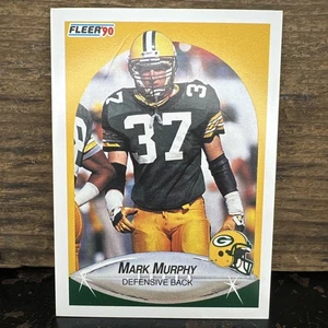 Tarjeta Fleer #177 Green Bay 1990 PACKERS Mark Murphy como nueva - Imagen 1 de 3