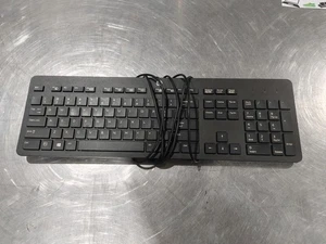 Excellent Condition HP Wired Slim Office Keyboard Model KU-1469 Black Working - Bild 1 von 2