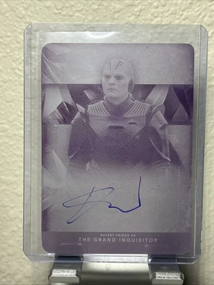 2024 Topps Star Wars Masterwork Grand Inquisitor 1/1 Print Plate Auto - Image 1 of 2