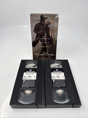 Wyatt Earp VHS  2-Tape Set - Kevin Costner And Dennis Quaid - Image 1 of 3