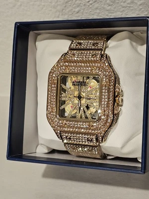 🔥 Reloj de cuarzo Montres Prestige Lucent x Invicta MPW-0135 42mm esfera dorada - Nuevo  Foto 1 de 4