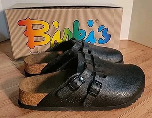 Birkis Birkenstock Clogs Women 6 US 27 EU Camden 2 Buckle Black - Picture 1 of 8