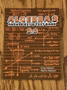 Teaching Textbooks: Algebra 2 Answer Key & Test Bank 2.0 by Greg & Shawn Sabouri - Picture 1 of 2