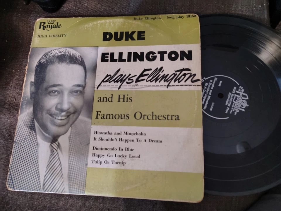 DUKE ELLINGTON & HIS FAMOUS ORCHESTRA Plays Ellington 10" LP ROYALE Jazz - Image 1 of 1