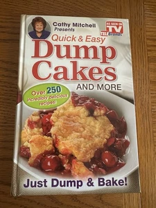 Vintage 2014 Quick & Easy Dump Cakes Cookbook Recipes Cook Book Hardcover - Picture 1 of 5