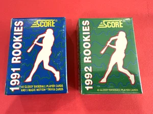 1991 + 1992 Score ROOKIES 40+40 cards Factory Sealed/Unopened Set NEW **2 Box - Picture 1 of 6